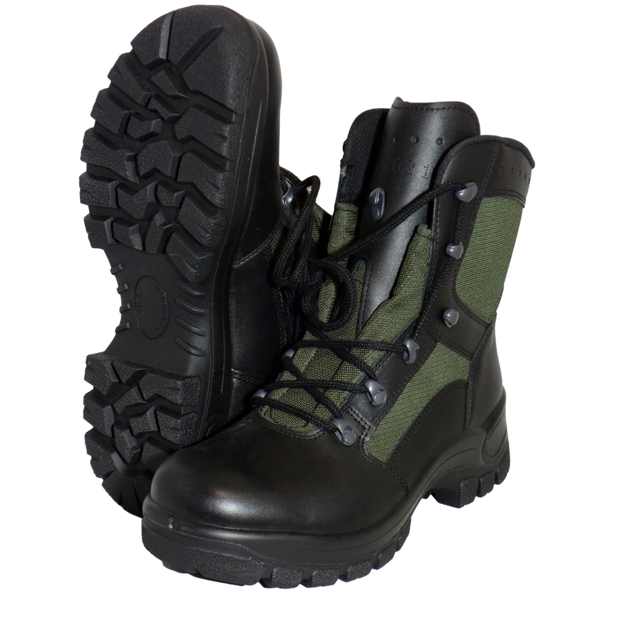 Dutch Army Surplus Black Leather Tropical Combat Boots Surplus & Lost