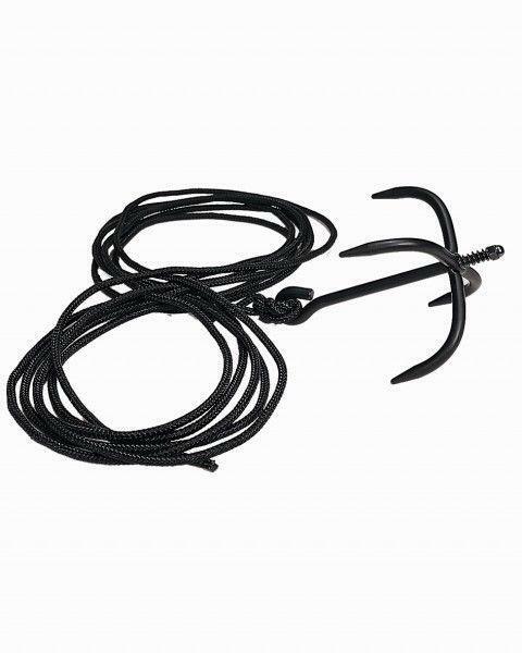 Folding Metal Grappling Hook With 10 Metres Of Line Throw Anchor Climbing Surplus And Lost