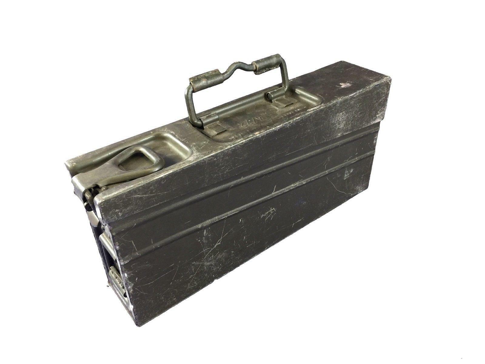 Original German Army Surplus Mg3 Ammo Can Ammunition Metal Ammunition Mg42 Ww2 Surplus And Lost 7295