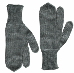 Swedish army surplus 3 finger wool gloves - Surplus & Lost