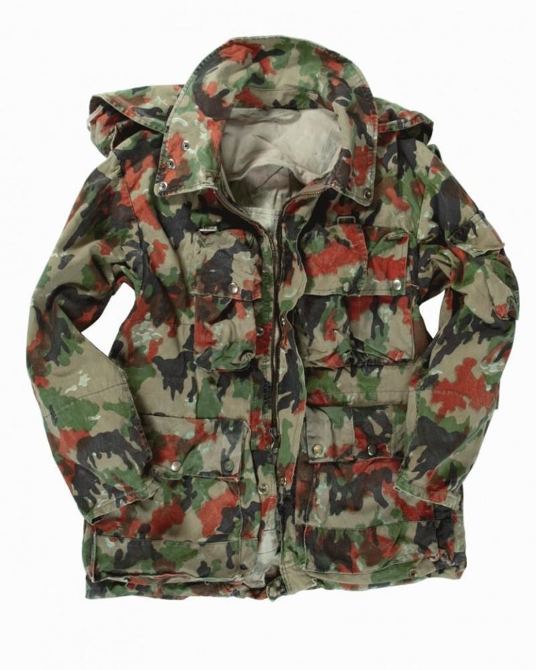 Swiss alpenflage army surplus camouflage m70 heavy cotton jacket coat ...