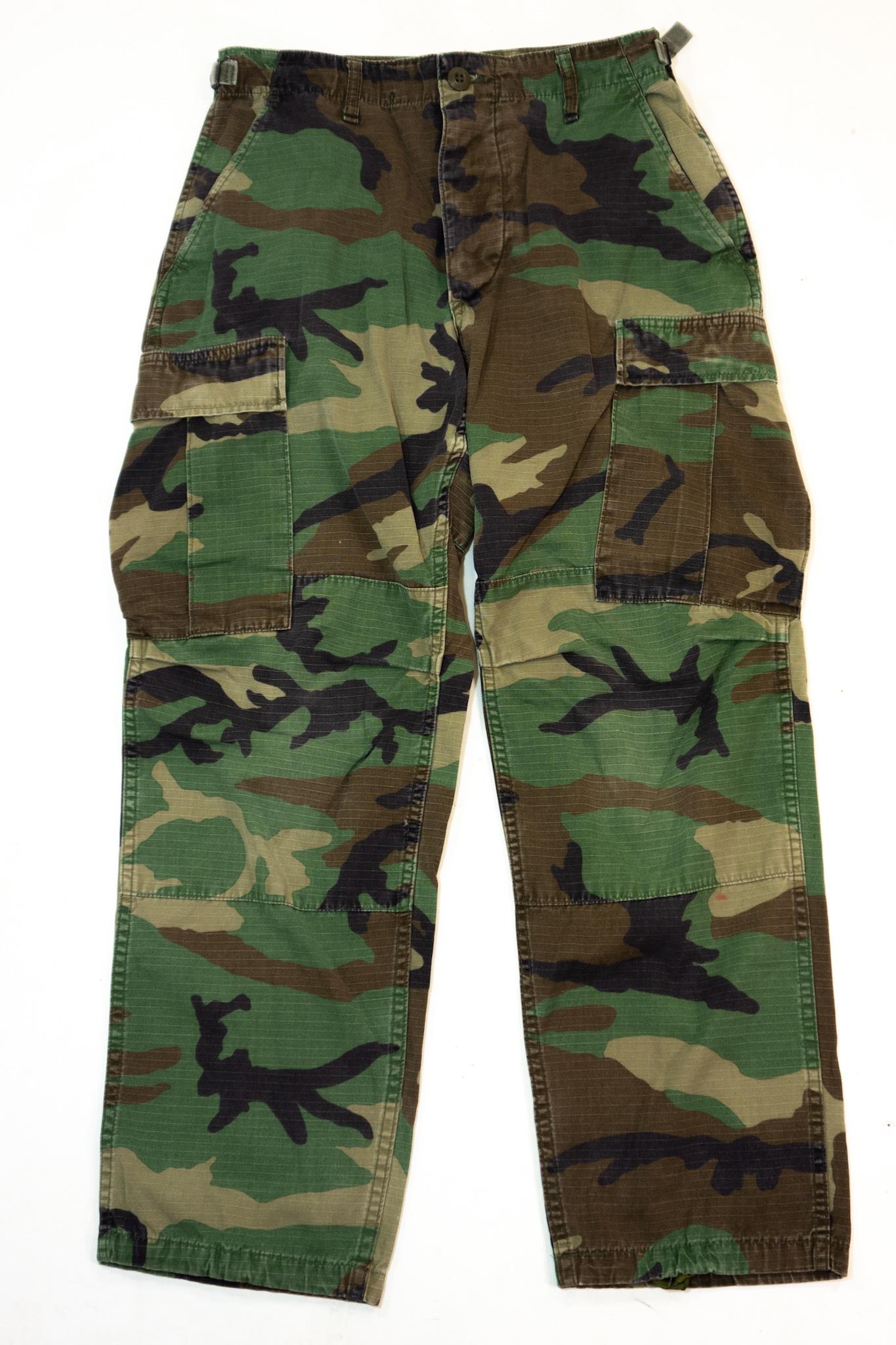 2003 Vintage US Army Temperate Woodland BDU Combat Trousers  30x32  Omega  Militaria