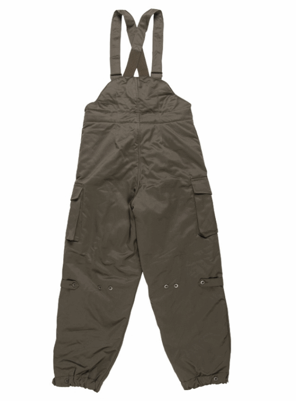 NEW Austrian army surplus cold weather thermal trousers / dungarees ...