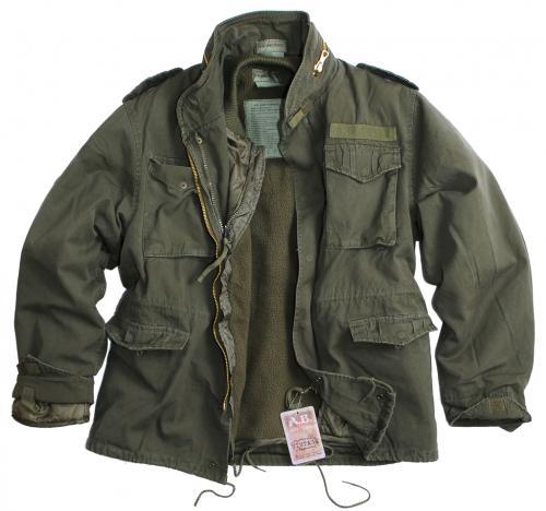 Vintage US Army Style M65 2 in 1 Stone Washed field jacket with ...