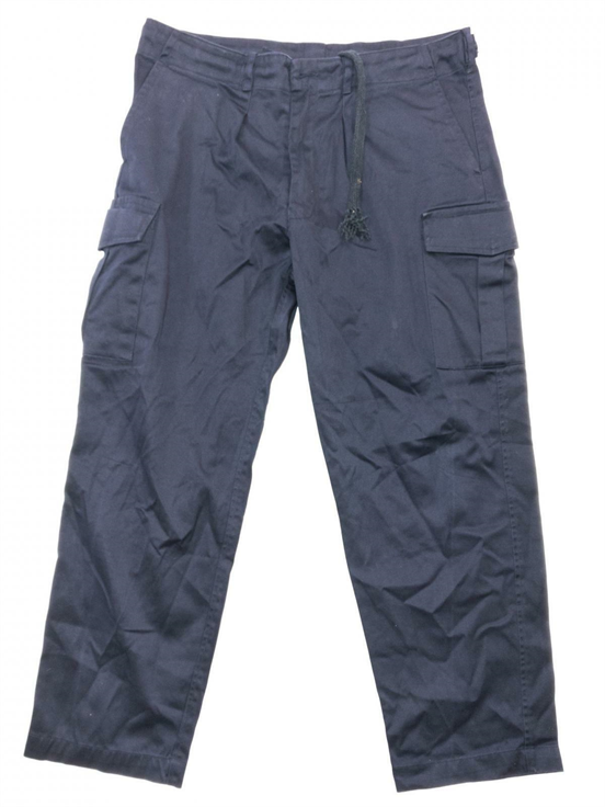 womens navy cotton trousers