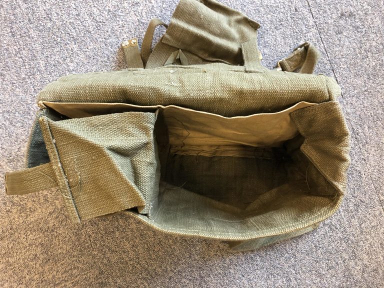 Vintage canvas army surplus small rucksack backpack - Surplus & Lost
