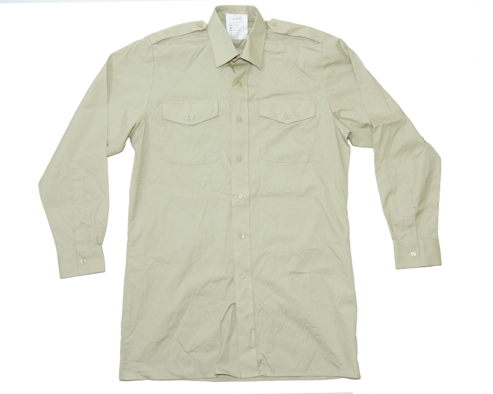 British Army Surplus Fawn Shirt Short Sleeve Long Sleeve Sizes ...