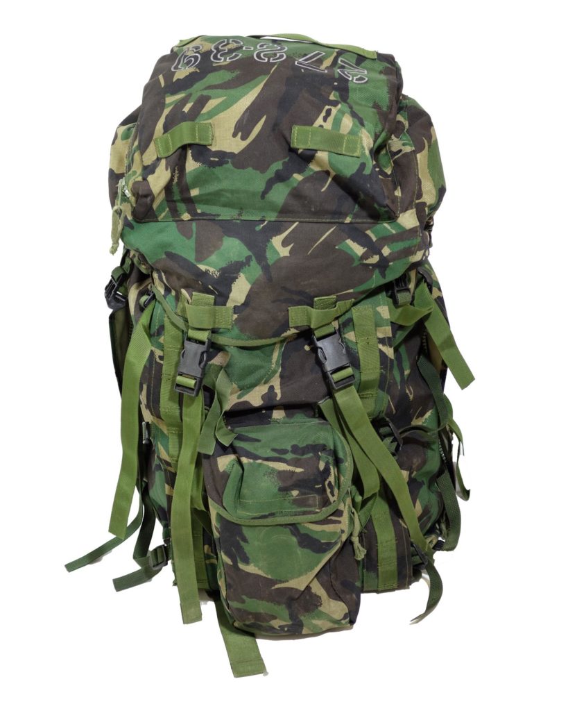 British Army Surplus Bergen Rucksack Long or Short back side pouches ...