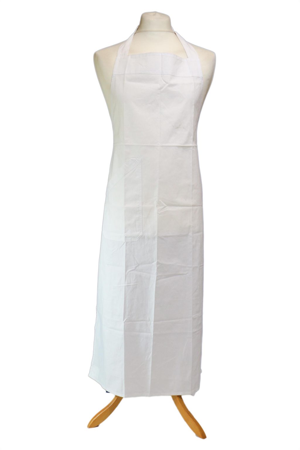 British army military surplus white craft chef cotton apron - Surplus ...