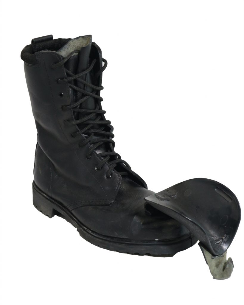 British Army Surplus Leather Combat Boots With Protective Shell ...