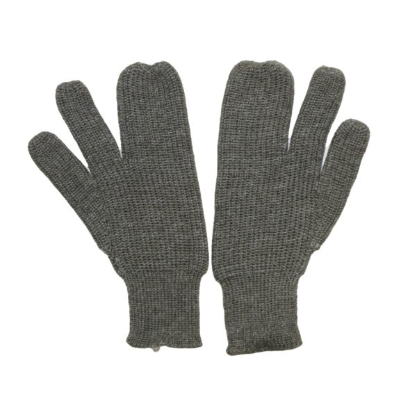 Swiss Army Surplus 3 Finger Wool Gloves with trigger finger