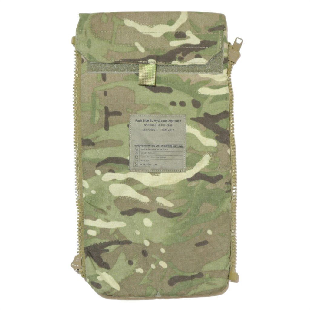 British Army Surplus Virtus MTP 3L Hydration Zip Side Pouch - Surplus ...