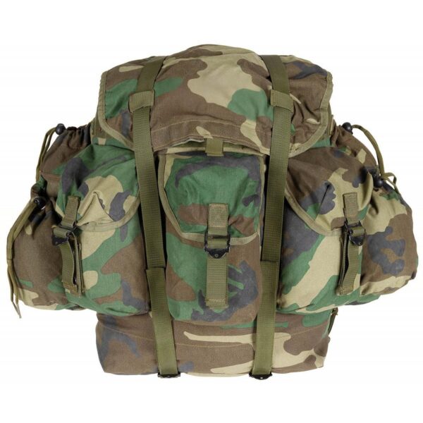 Genuine Turkish Army Surplus Alice Rucksack Woodland Camo Grade 1