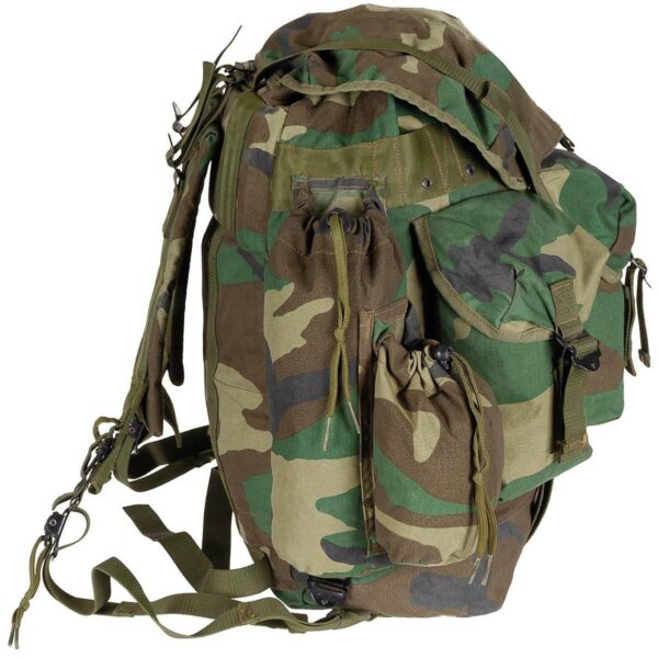 Genuine Turkish Army Surplus Alice Rucksack Woodland Camo Grade 1 - Image 3